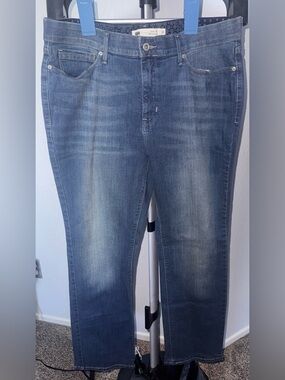 Levi's Straight Leg Jeans in Faded Blue Wash